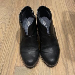 Dr Scholl’s Black Wedge Ankle Bootie